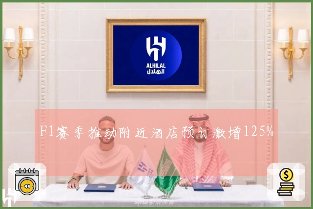 F1赛季推动附近酒店预订激增125%